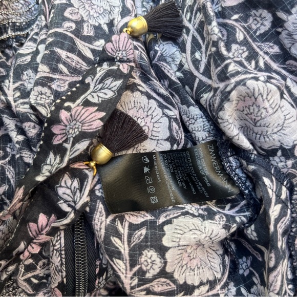 Zimmermann wide leg jumpsuit 2 EUC cotton - Picture 8 of 9